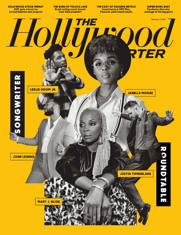HOLLYWOOD REPORTER | THE magazine side cover 3 February 2021