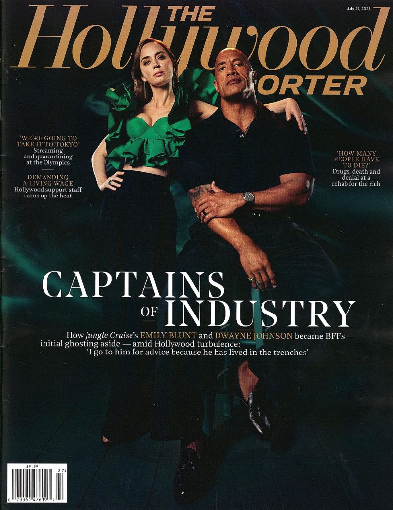 HOLLYWOOD REPORTER | THE magazine side cover 21 July 2021