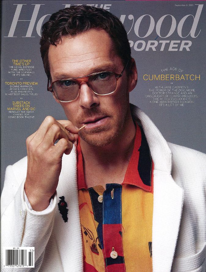 HOLLYWOOD REPORTER | THE magazine side cover 8 September 2021
