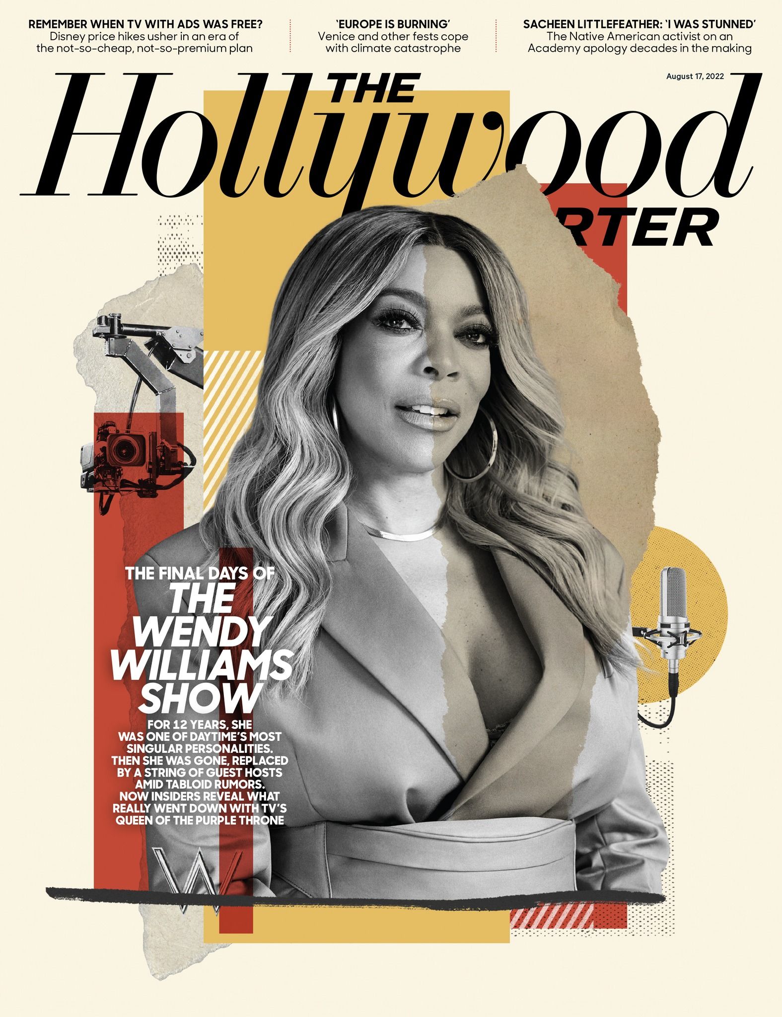 HOLLYWOOD REPORTER | THE magazine side cover 17 August 2022