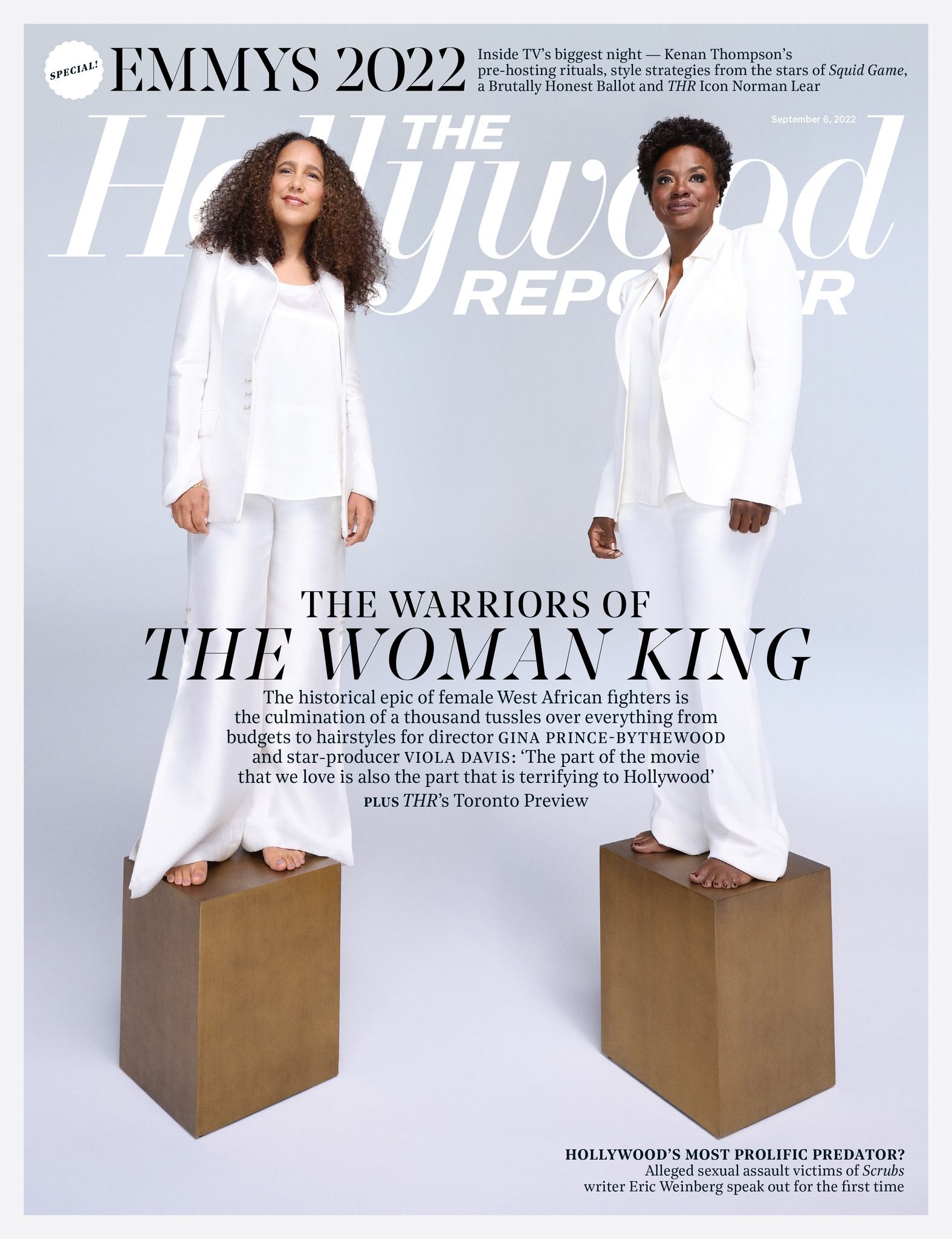 HOLLYWOOD REPORTER | THE magazine side cover  2 September 2022