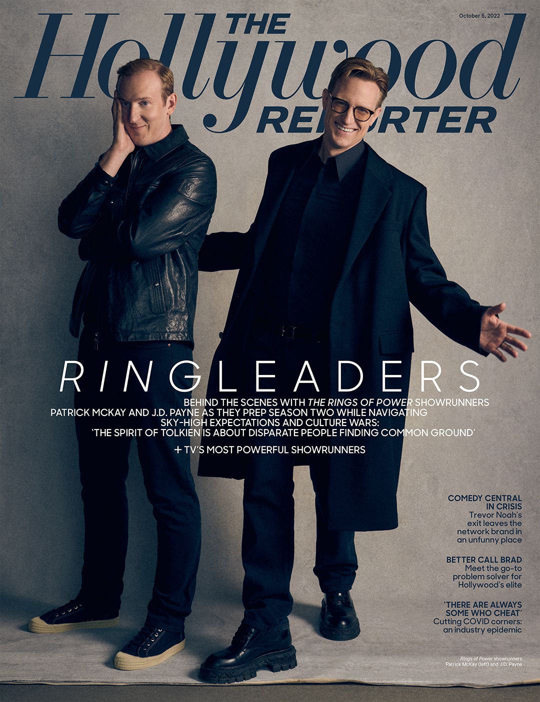 HOLLYWOOD REPORTER | THE magazine side cover 2 October 2022