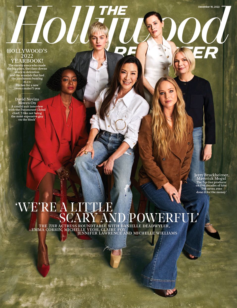 HOLLYWOOD REPORTER | THE magazine side cover 16 December 2022