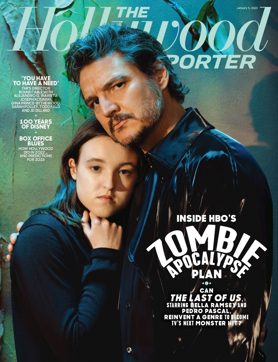 HOLLYWOOD REPORTER | THE magazine side cover 5 January 2023
