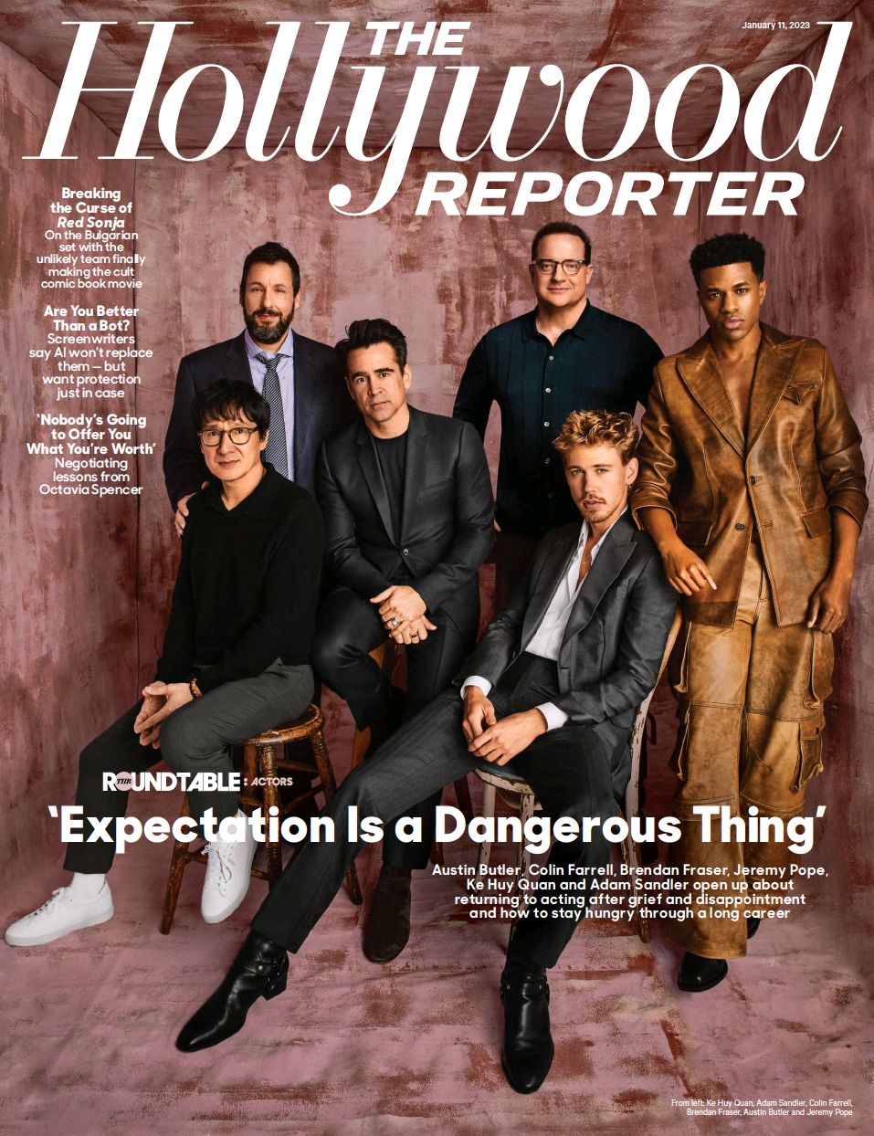 HOLLYWOOD REPORTER | THE magazine side cover 11 January 2023