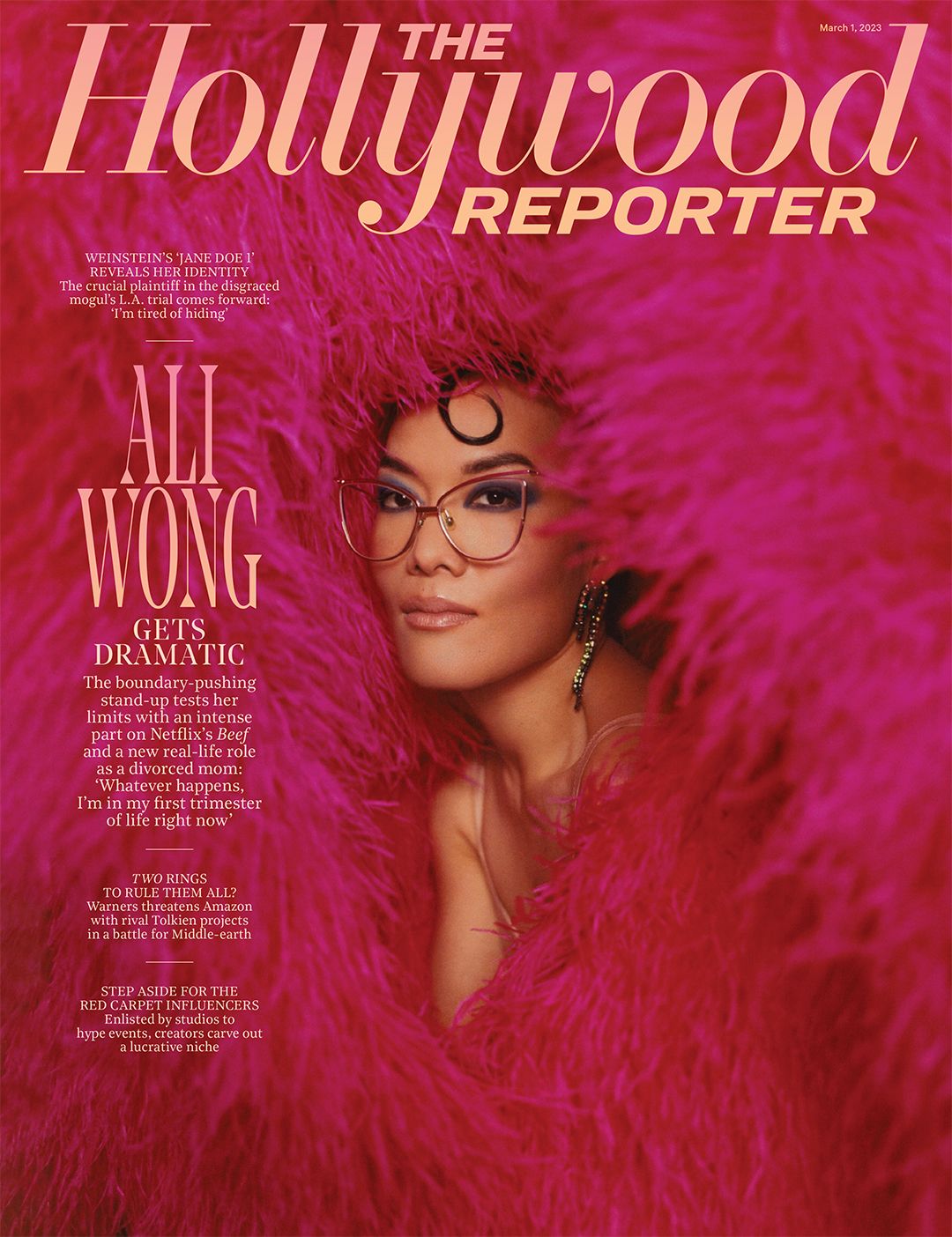 HOLLYWOOD REPORTER | THE magazine side cover 1 March 2023