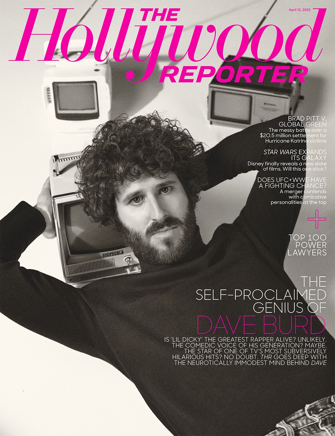 HOLLYWOOD REPORTER | THE magazine side cover 12 April 2023