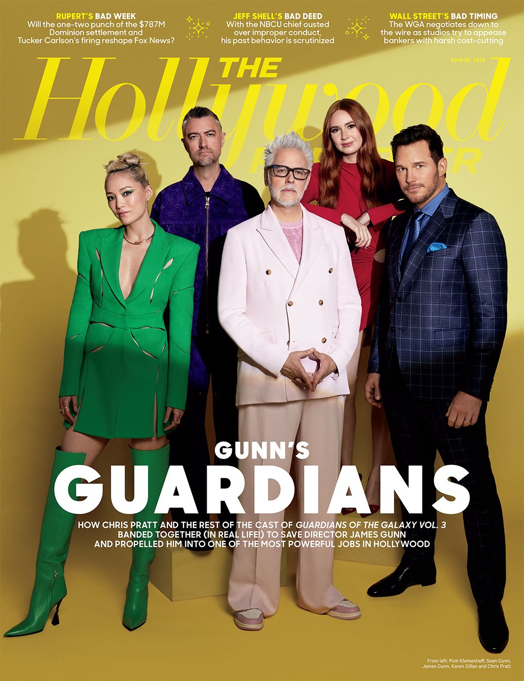 HOLLYWOOD REPORTER | THE magazine side cover 26 April 2023