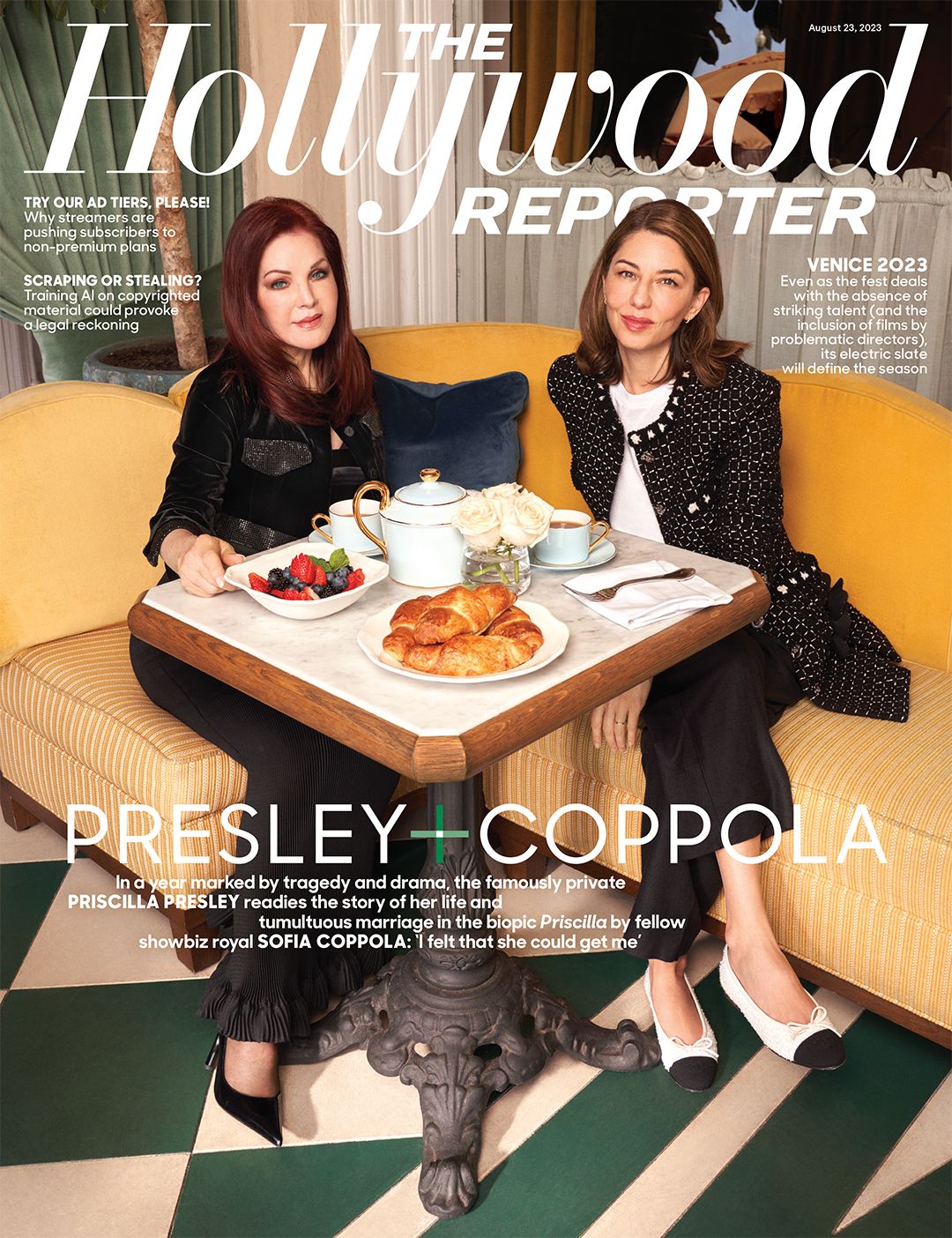 HOLLYWOOD REPORTER | THE magazine side cover 23 August 2023