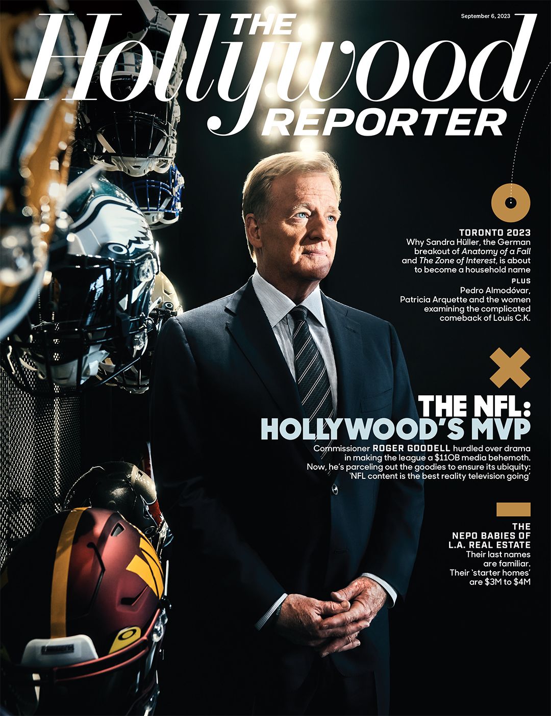 HOLLYWOOD REPORTER | THE magazine side cover 6 September 2023