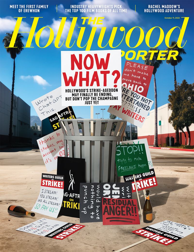 HOLLYWOOD REPORTER | THE magazine side cover 11 October 2023
