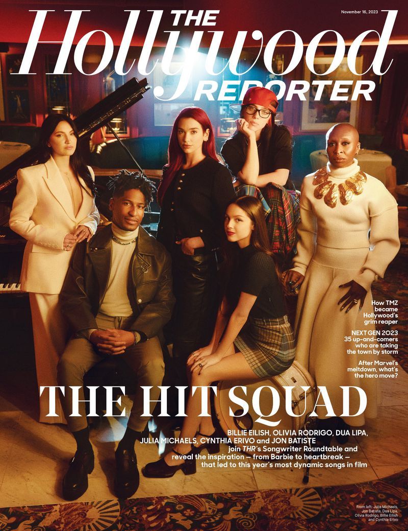 HOLLYWOOD REPORTER | THE magazine side cover 16 November 2023