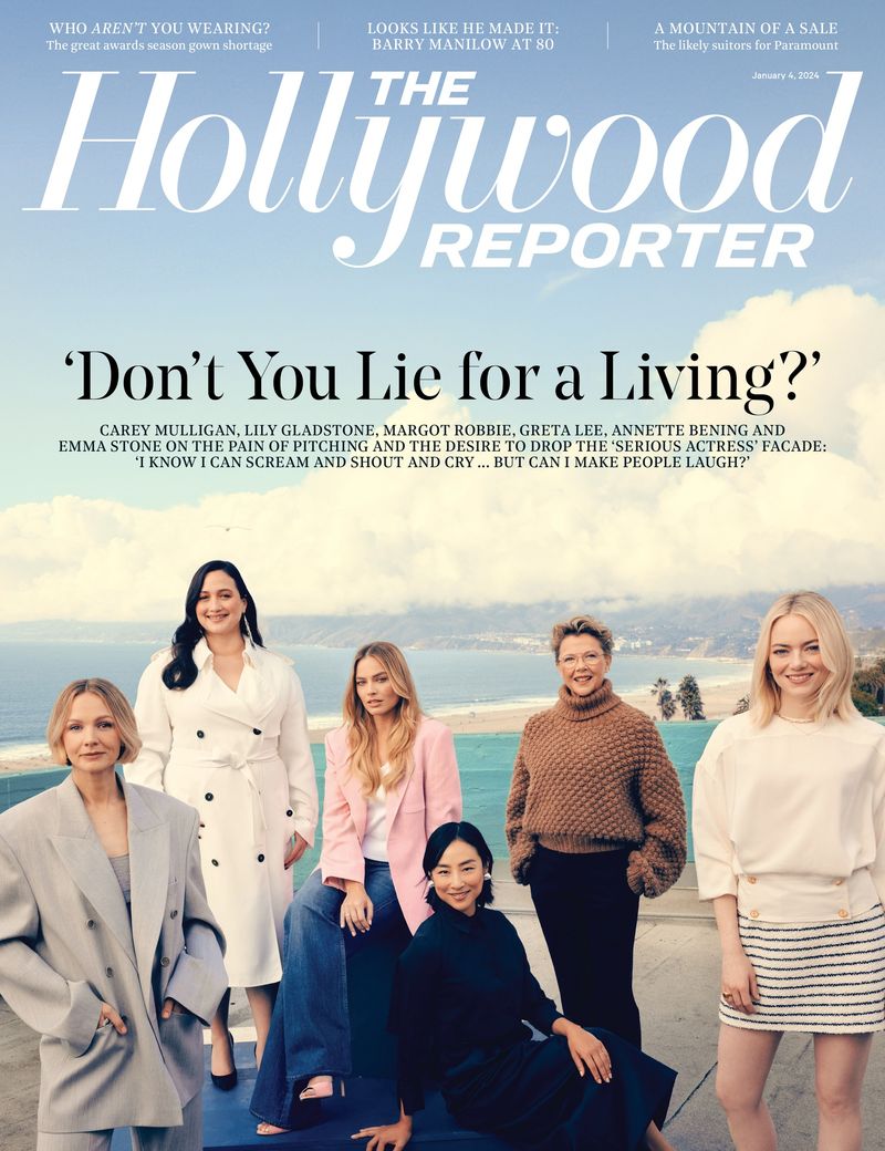 HOLLYWOOD REPORTER | THE magazine side cover 4 January 2024