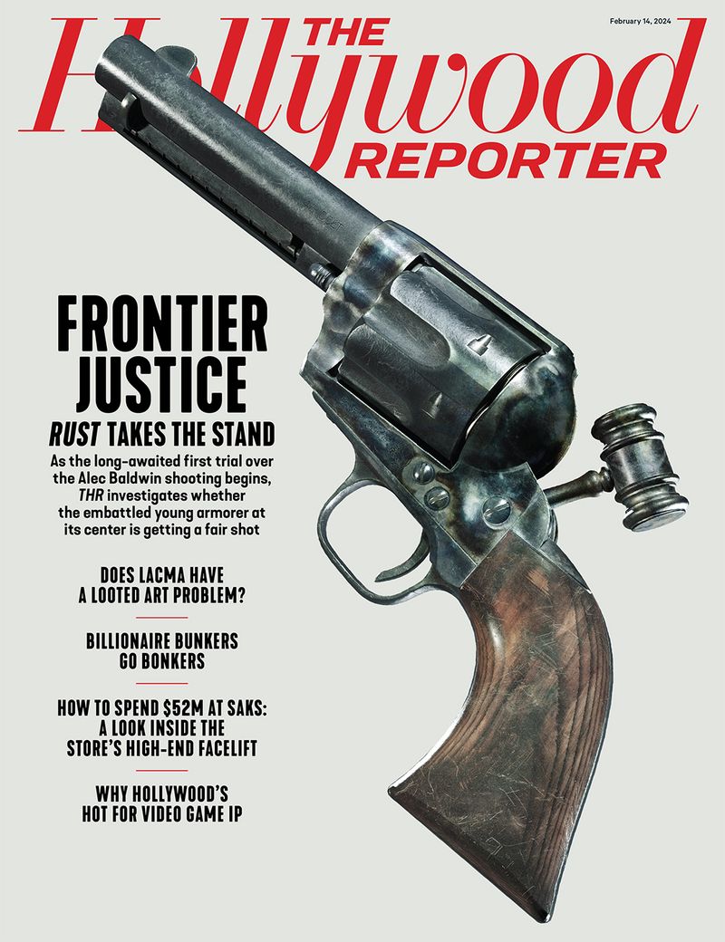 HOLLYWOOD REPORTER | THE magazine side cover 14 February 2024