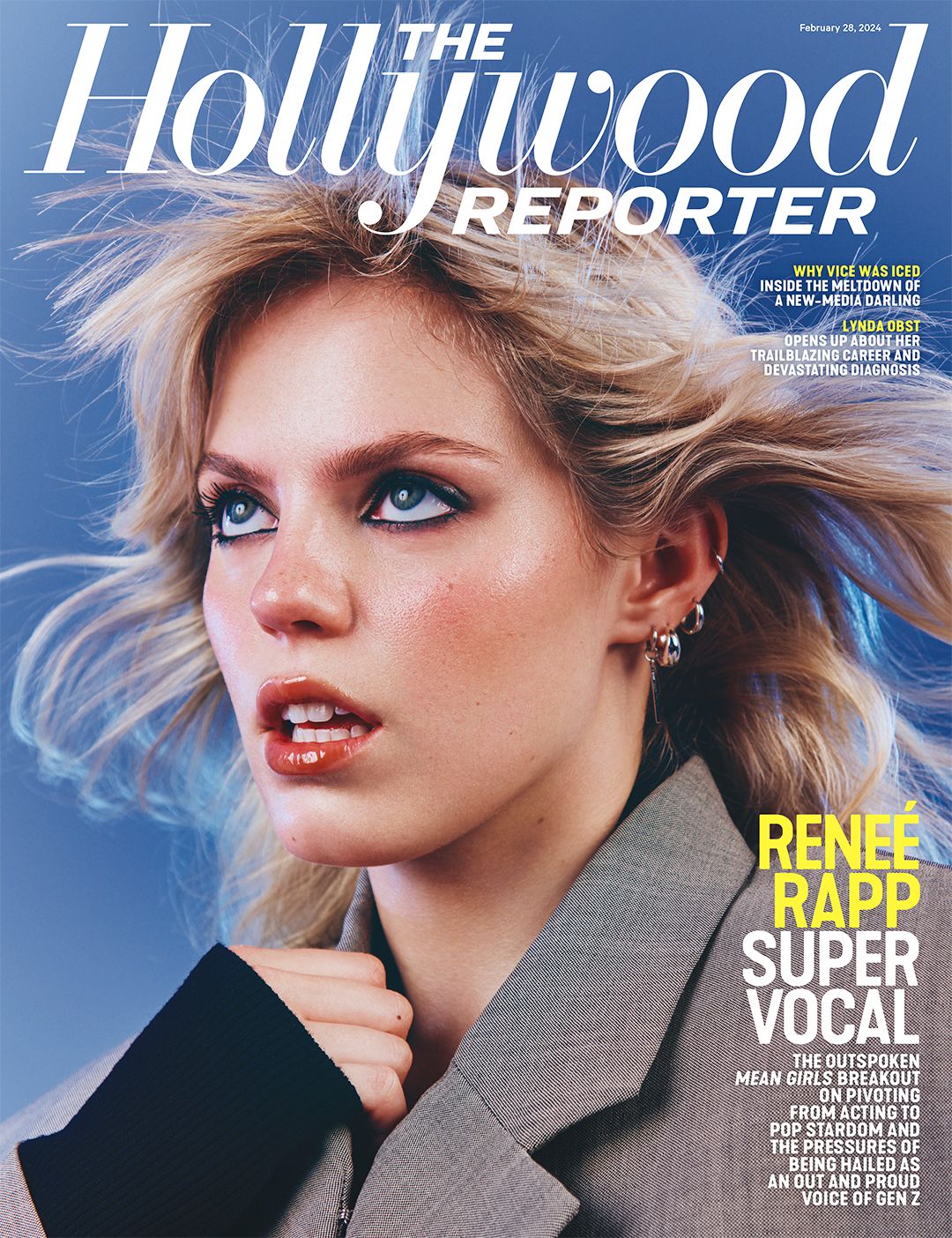 HOLLYWOOD REPORTER | THE magazine side cover 28 February 2024