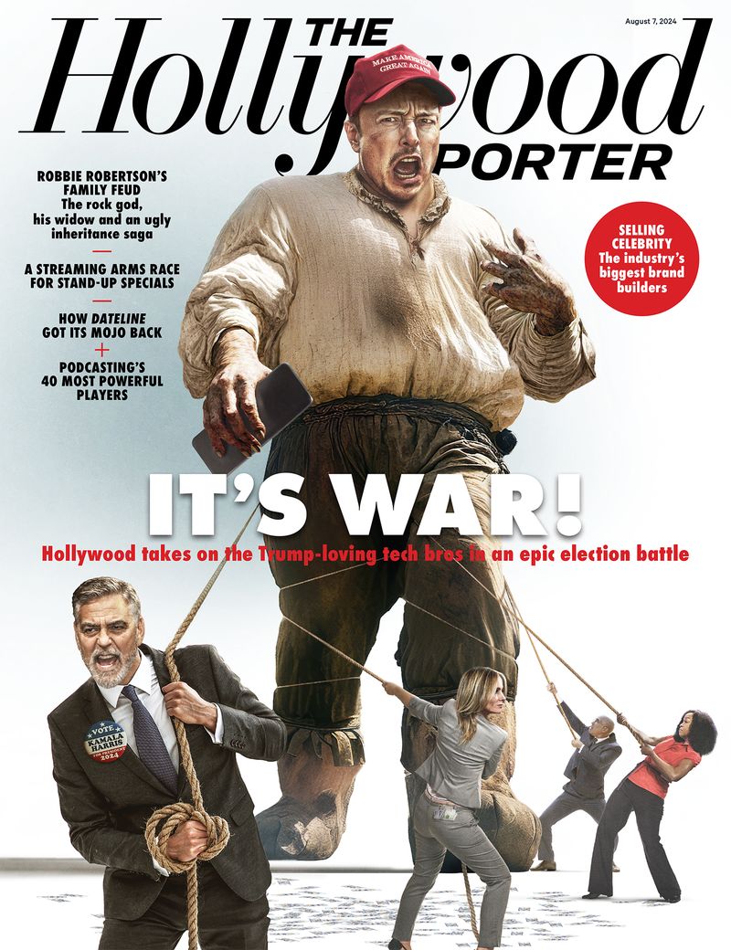 HOLLYWOOD REPORTER | THE magazine side cover 7 August 2024