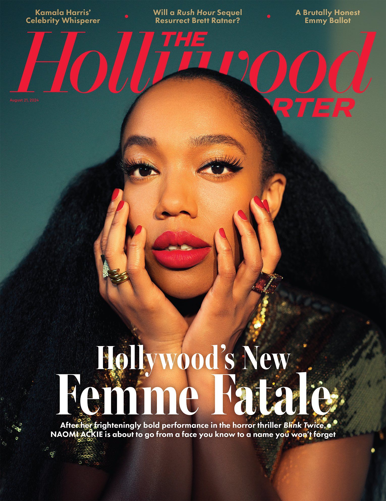 HOLLYWOOD REPORTER | THE magazine side cover 21 August 2024
