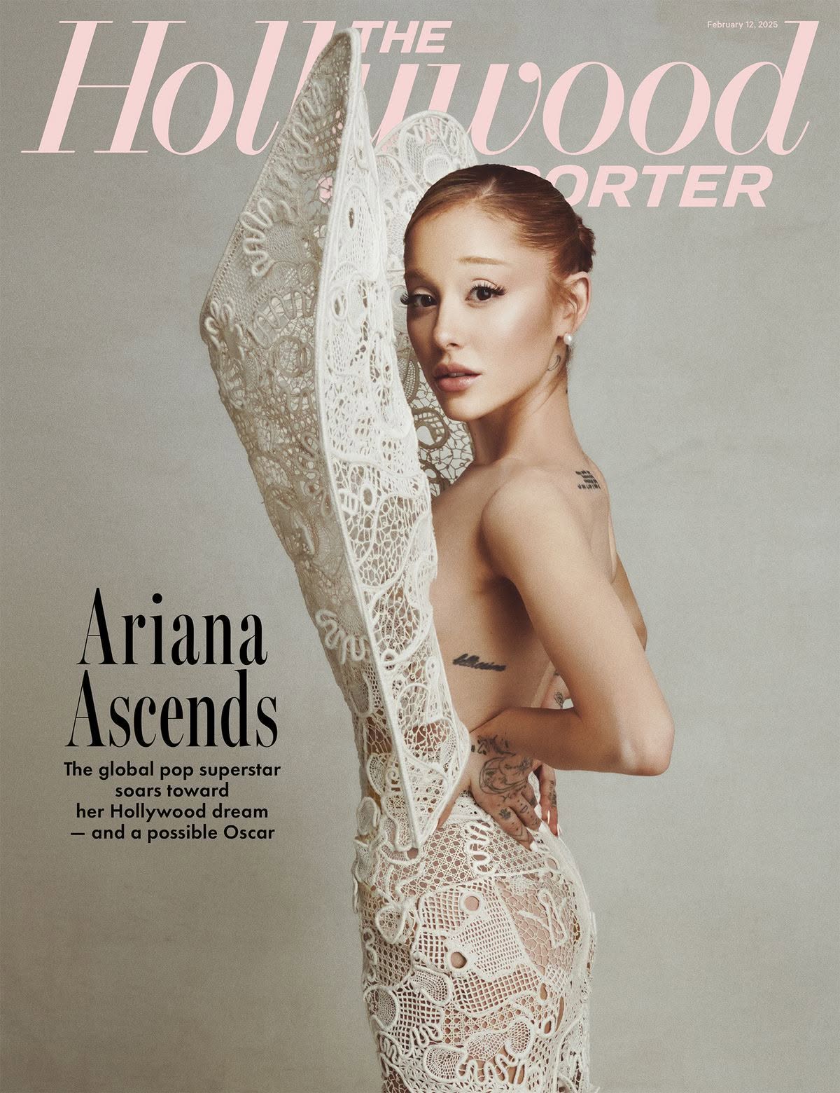 HOLLYWOOD REPORTER | THE magazine side cover 12 February 2025