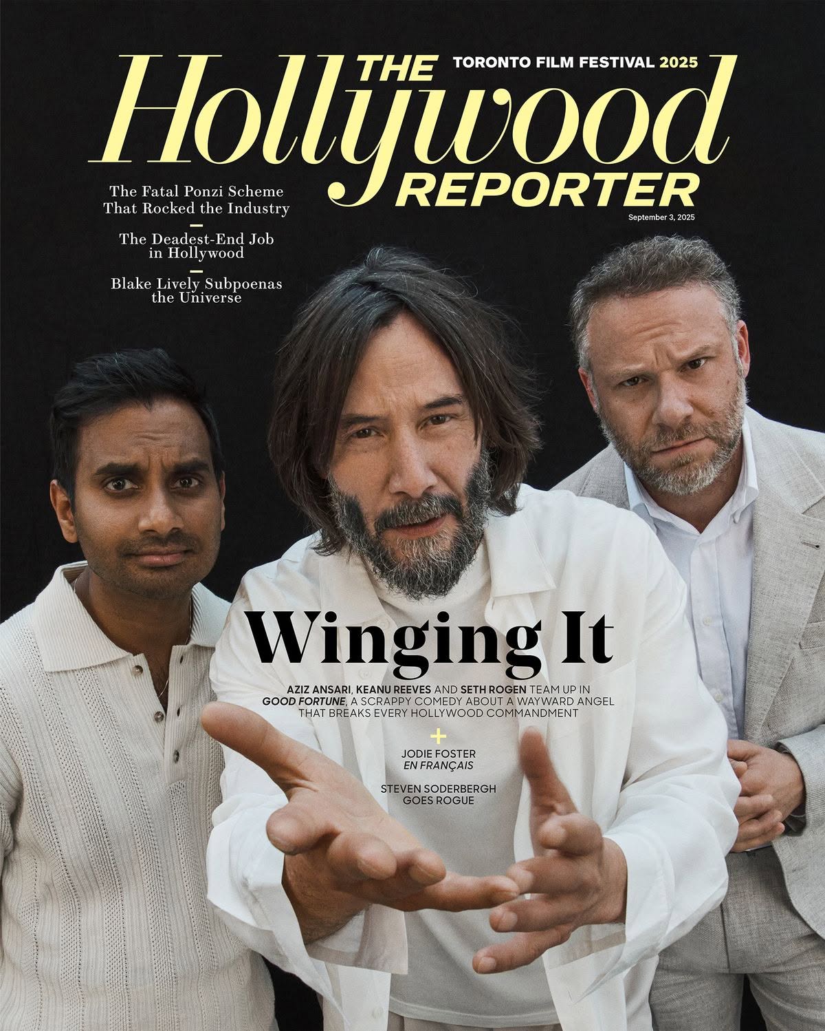 HOLLYWOOD REPORTER | THE magazine side cover 3 September 2025