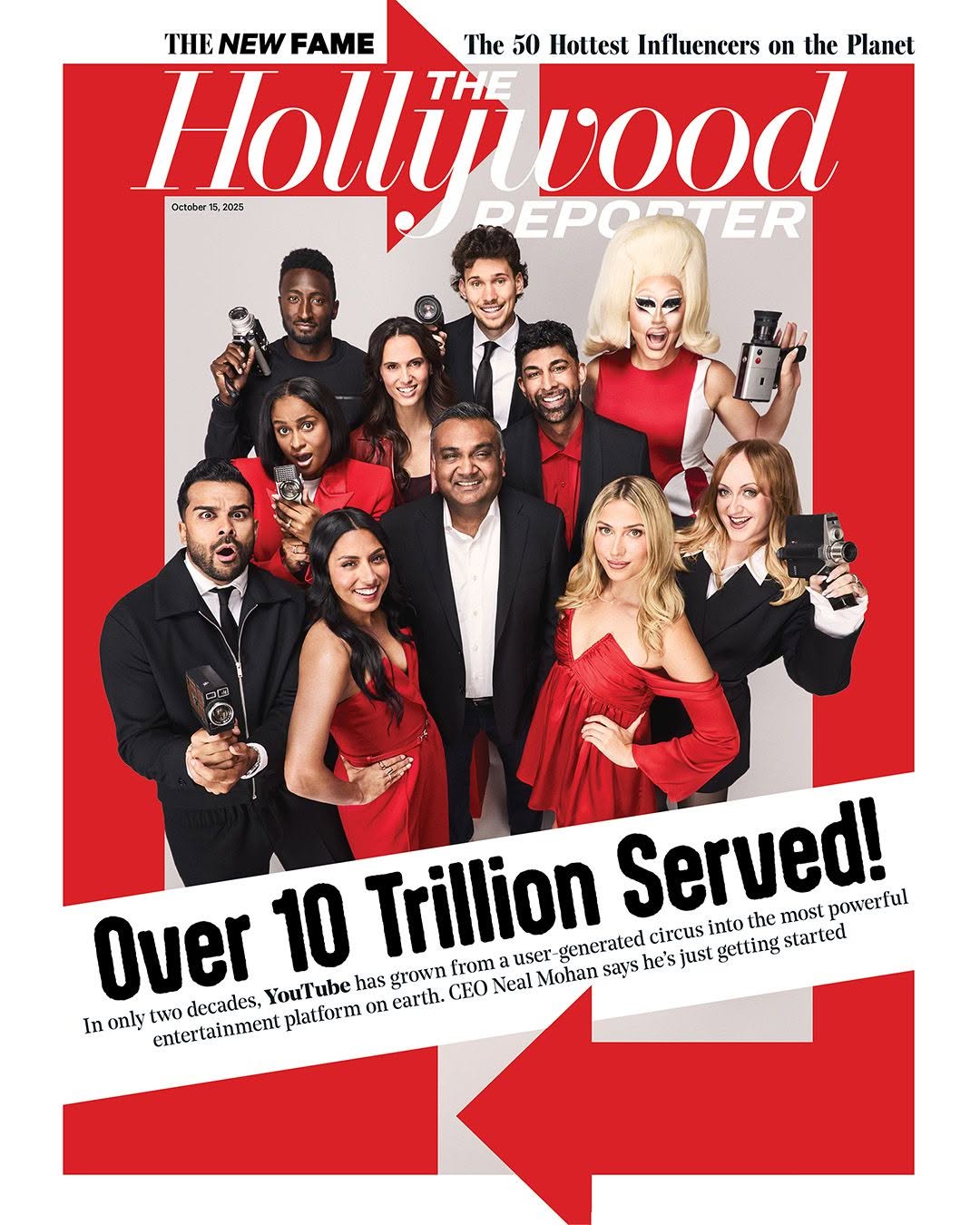 HOLLYWOOD REPORTER | THE magazine side cover 15 October 2025