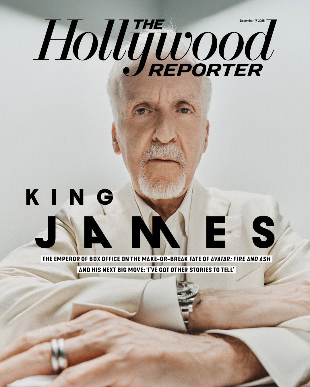 HOLLYWOOD REPORTER | THE magazine side cover 17 December 2025