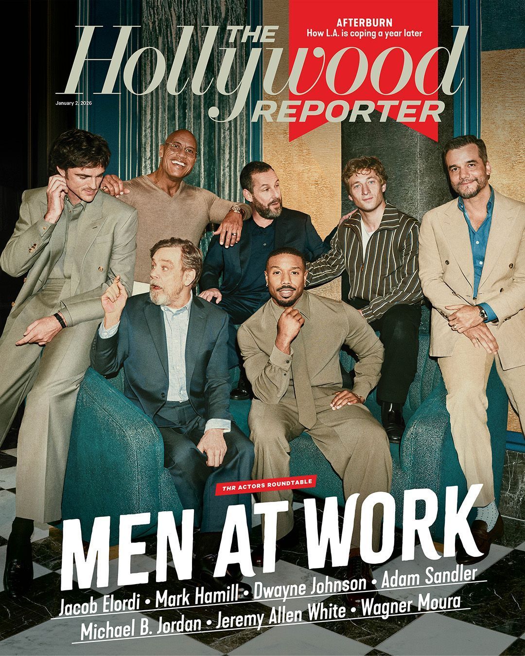 HOLLYWOOD REPORTER | THE magazine side cover 2 January 2026