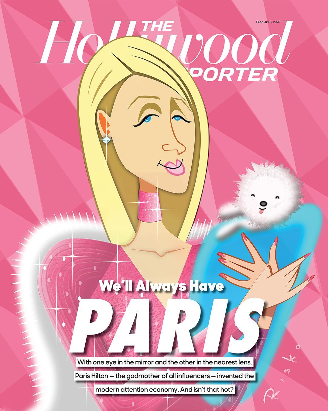 HOLLYWOOD REPORTER | THE magazine side cover 5 February 2026