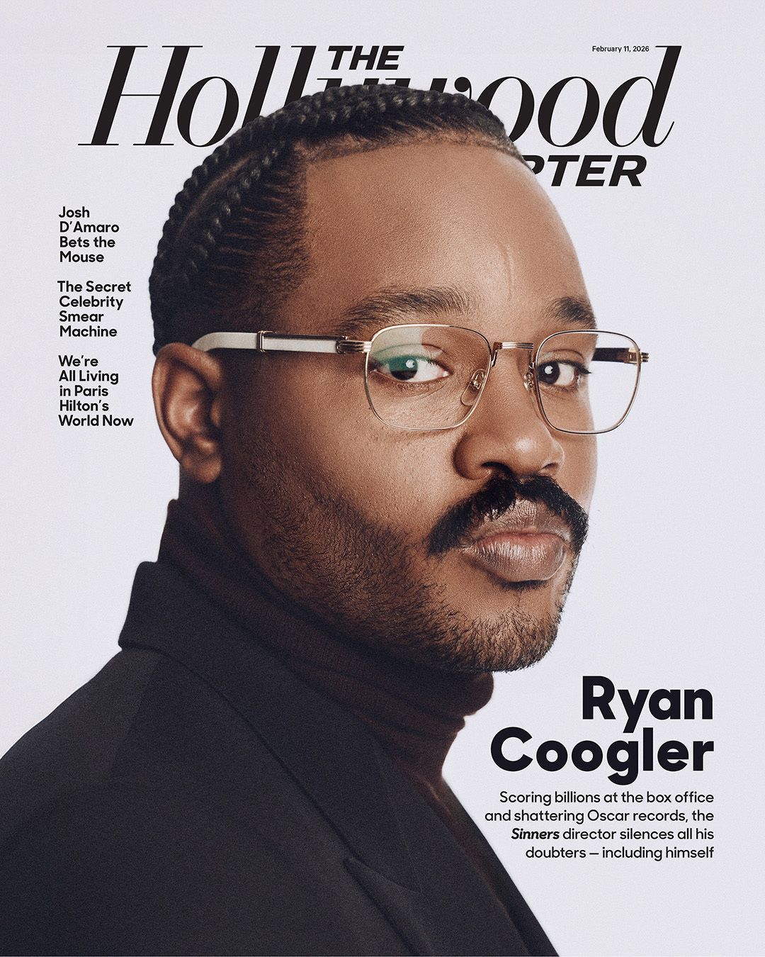 HOLLYWOOD REPORTER | THE magazine side cover 11 February 2026
