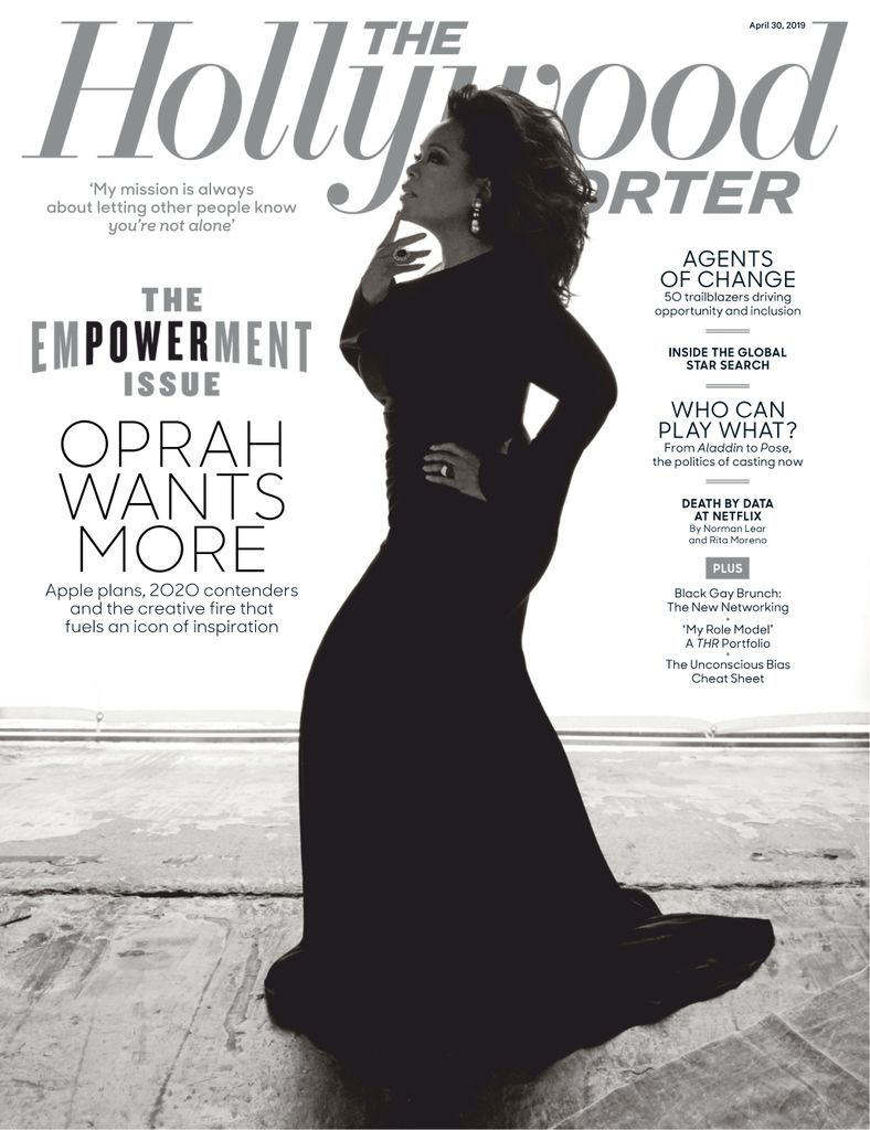 HOLLYWOOD REPORTER | THE magazine side cover Issue 16 30 April 2019
