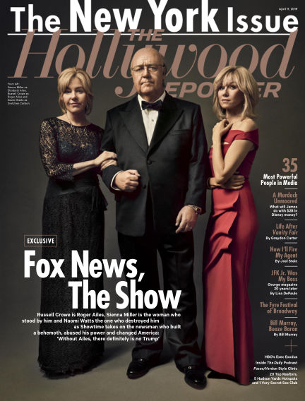 HOLLYWOOD REPORTER | THE magazine side cover  Special  April 2019