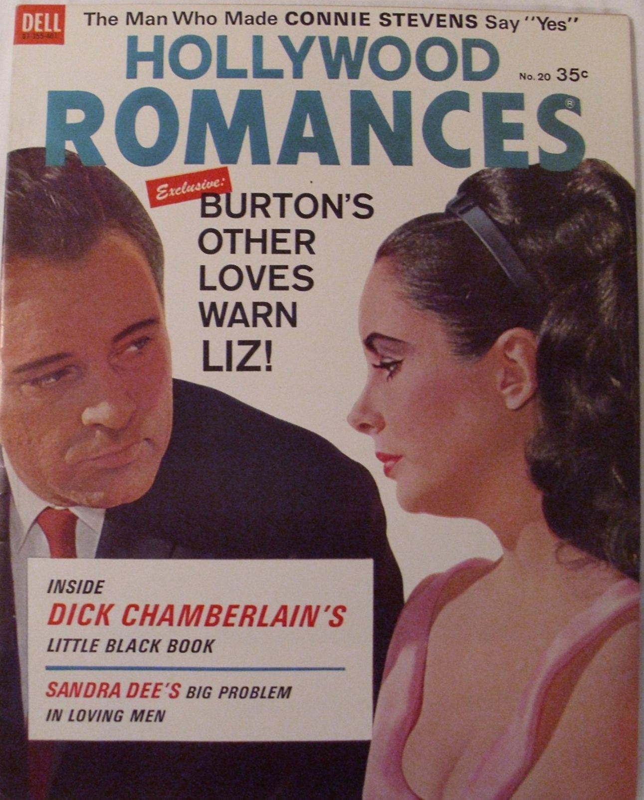 SHEILAH GRAHAMS HOLLYWOOD ROMANCES magazine side cover Issue 20   1963