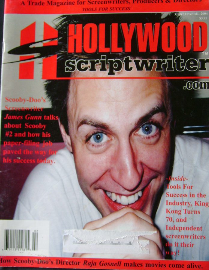 HOLLYWOOD SCRIPTWRITER magazine side cover March/April 2004