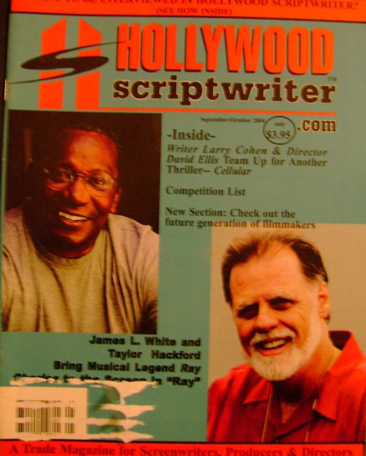HOLLYWOOD SCRIPTWRITER magazine side cover September/October 2004