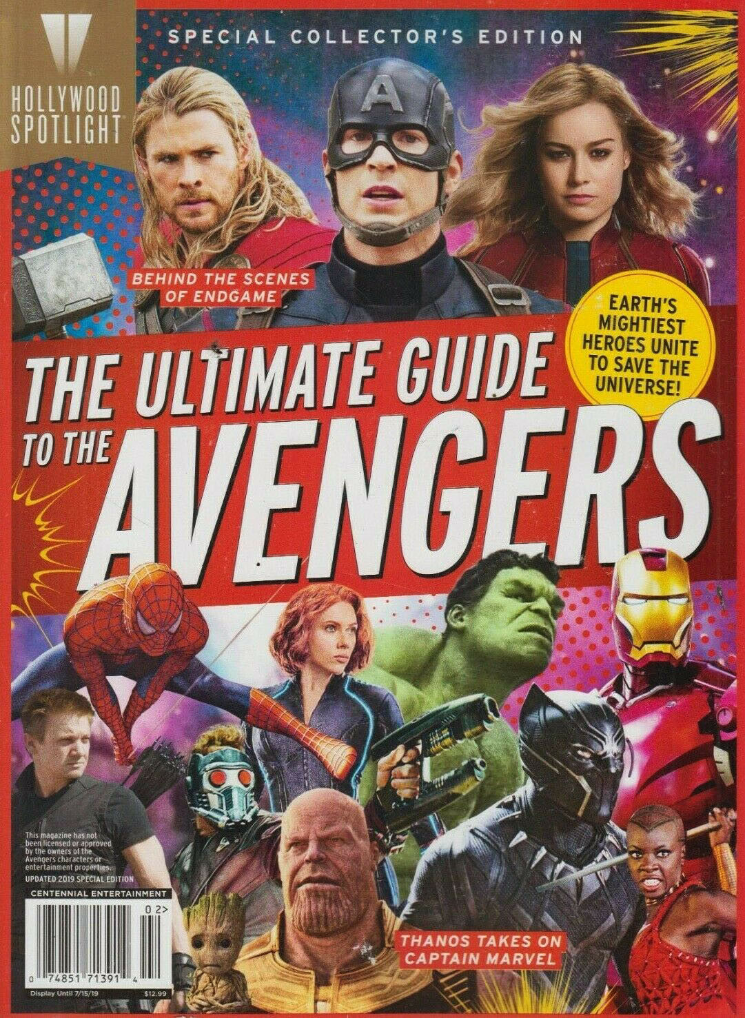 HOLLYWOOD SPOTLIGHT magazine side cover  Special Summer 2019