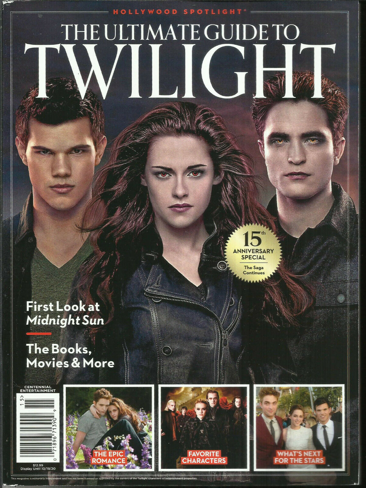 HOLLYWOOD SPOTLIGHT magazine side cover  Special Fall 2020