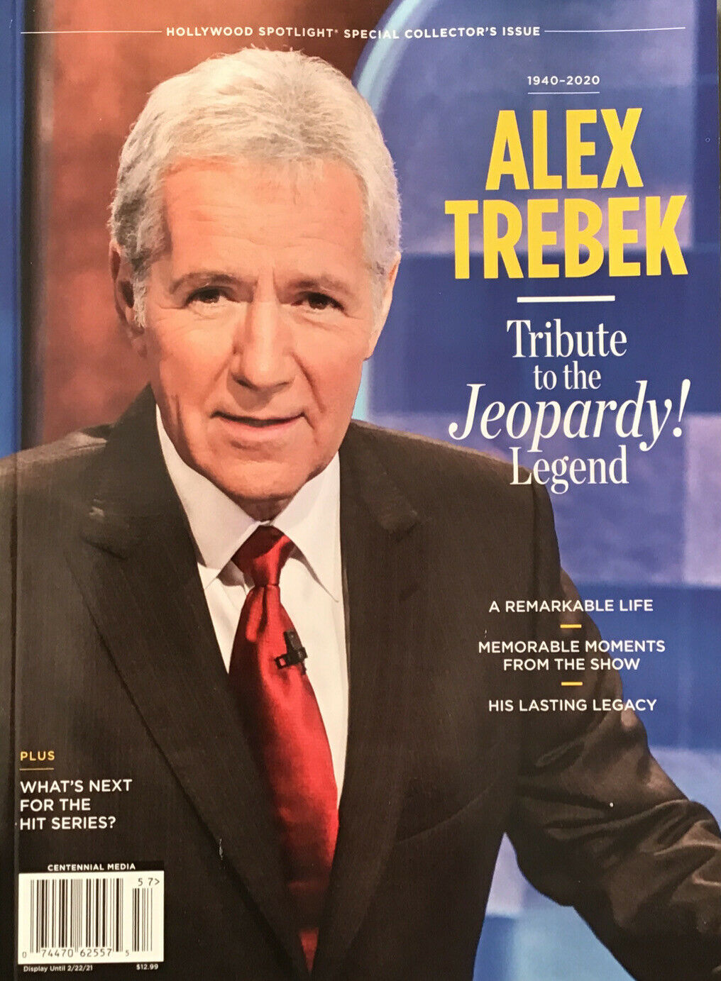 HOLLYWOOD SPOTLIGHT magazine side cover  Special Winter 2020
