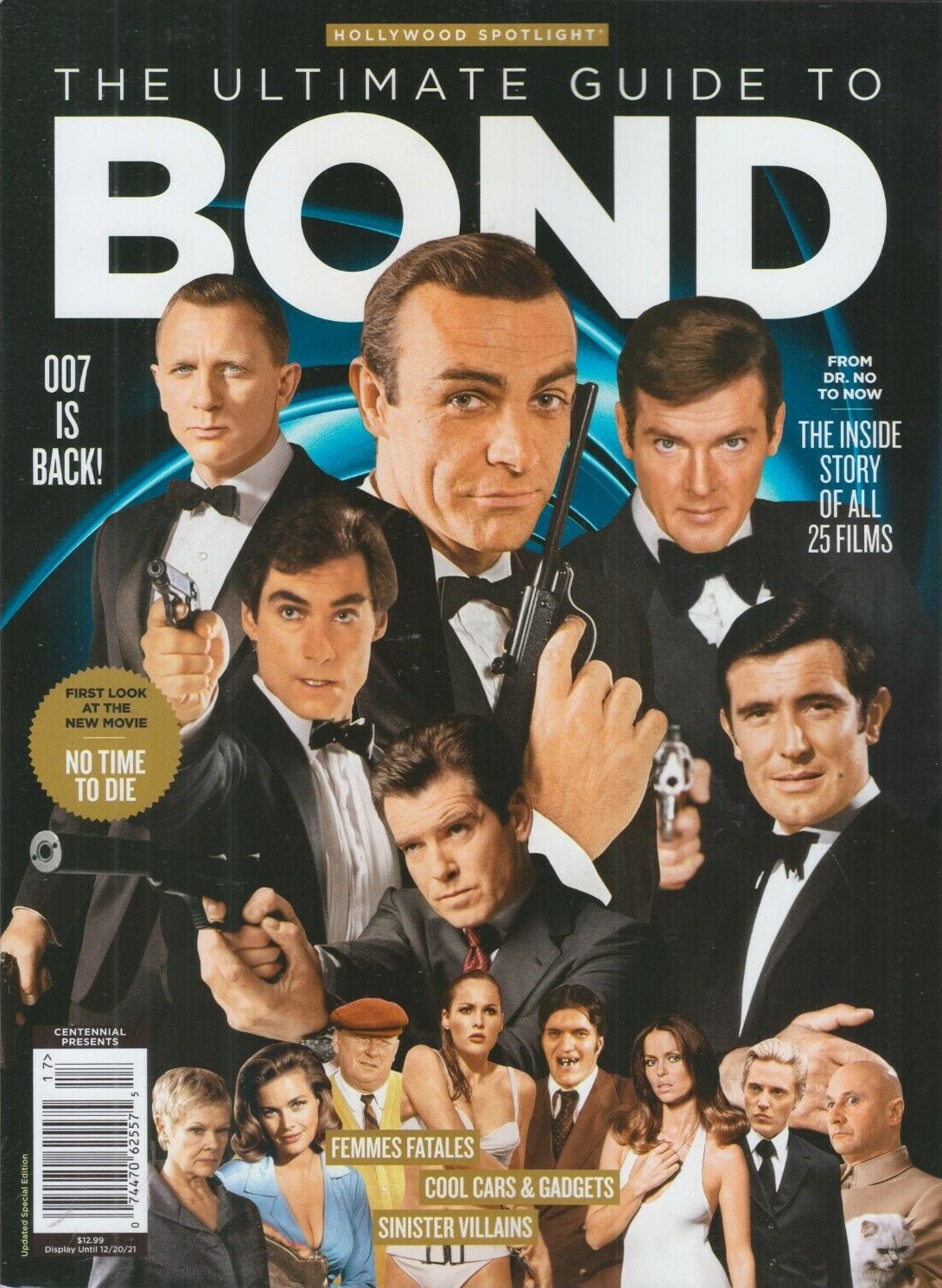 HOLLYWOOD SPOTLIGHT magazine side cover  October/November 2021