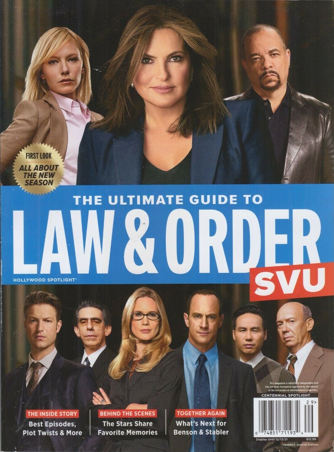 HOLLYWOOD SPOTLIGHT magazine side cover  October/November 2021