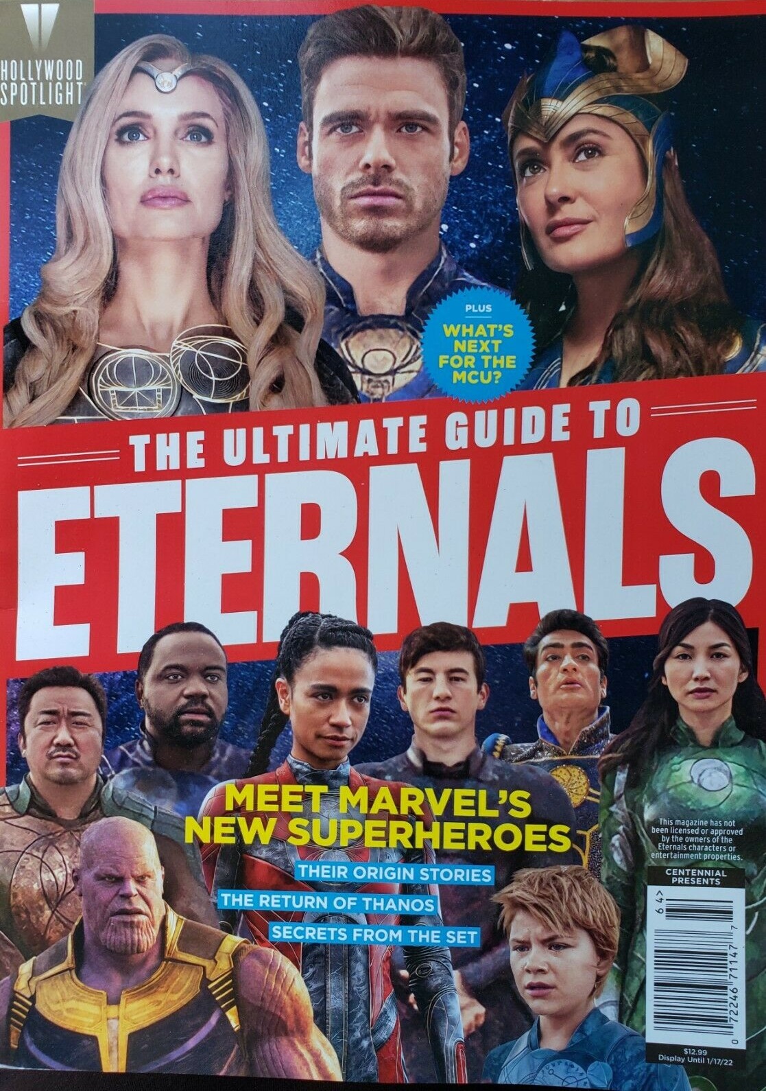 HOLLYWOOD SPOTLIGHT magazine side cover  November/December 2021