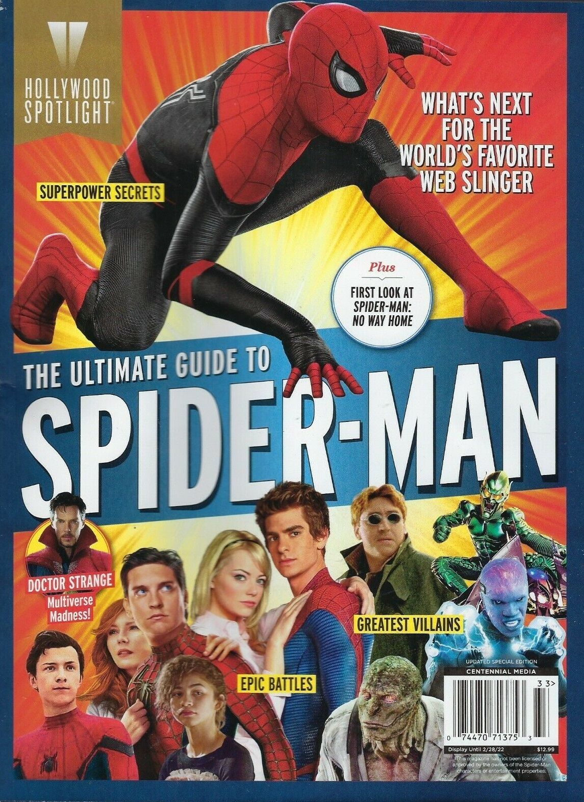 HOLLYWOOD SPOTLIGHT magazine side cover Winter 2021