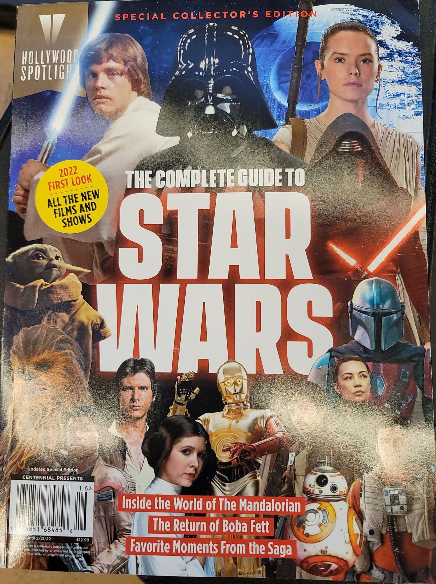 HOLLYWOOD SPOTLIGHT magazine side cover Winter 2021