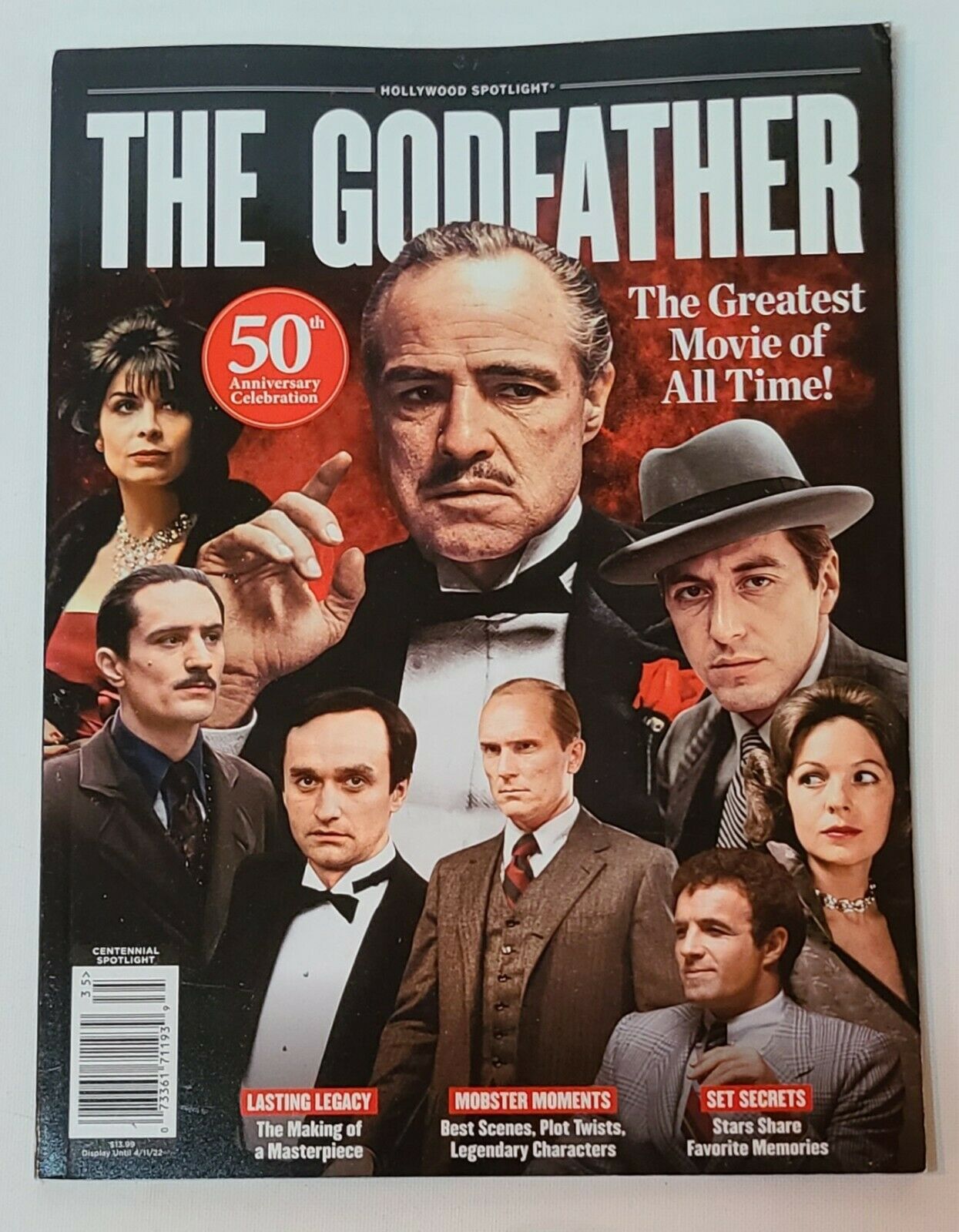 HOLLYWOOD SPOTLIGHT magazine side cover  February 2022