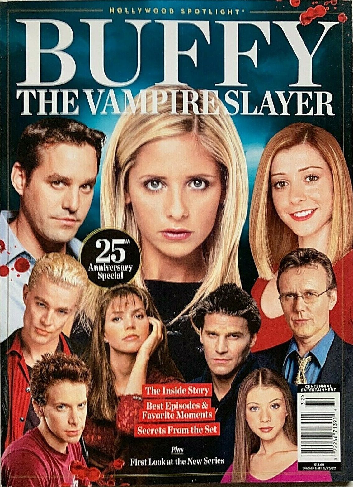 HOLLYWOOD SPOTLIGHT magazine side cover  March 2022