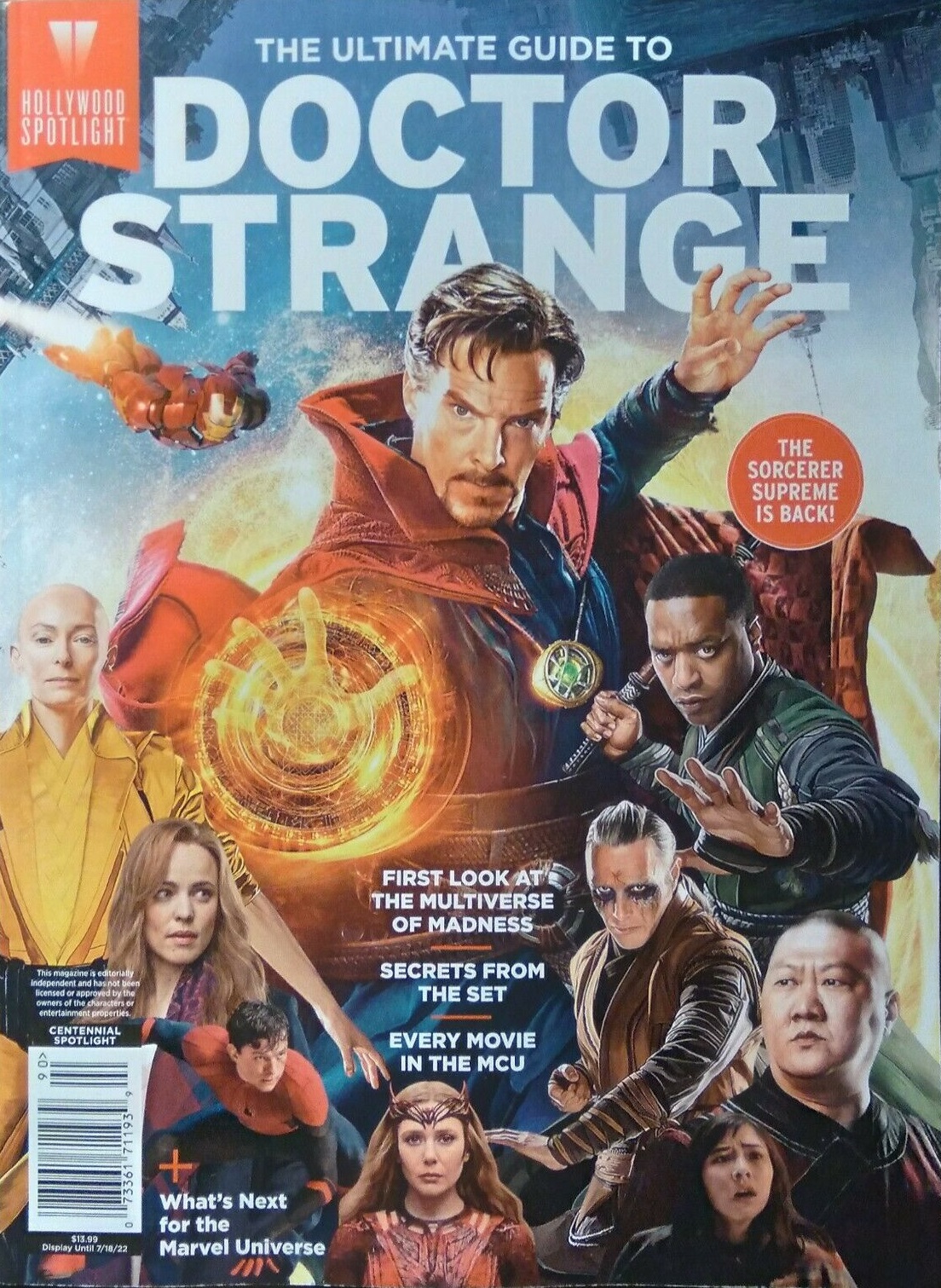 HOLLYWOOD SPOTLIGHT magazine side cover  April/May 2022