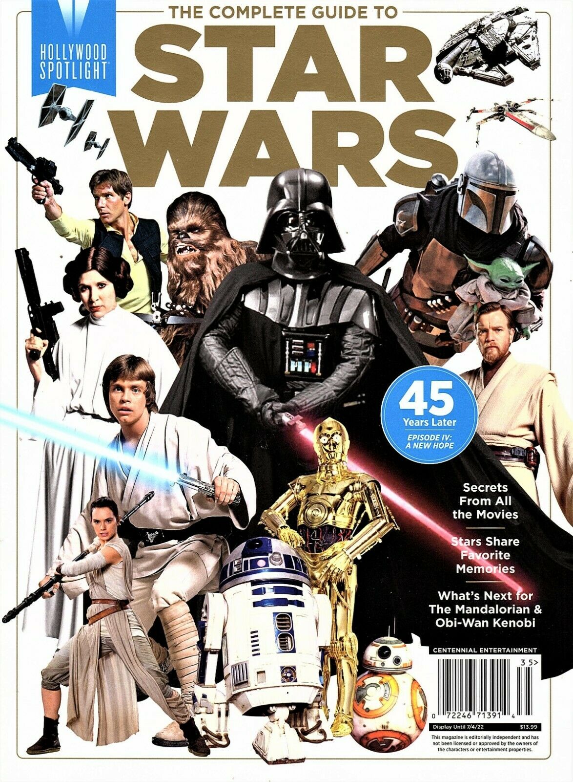 HOLLYWOOD SPOTLIGHT magazine side cover  April/May 2022