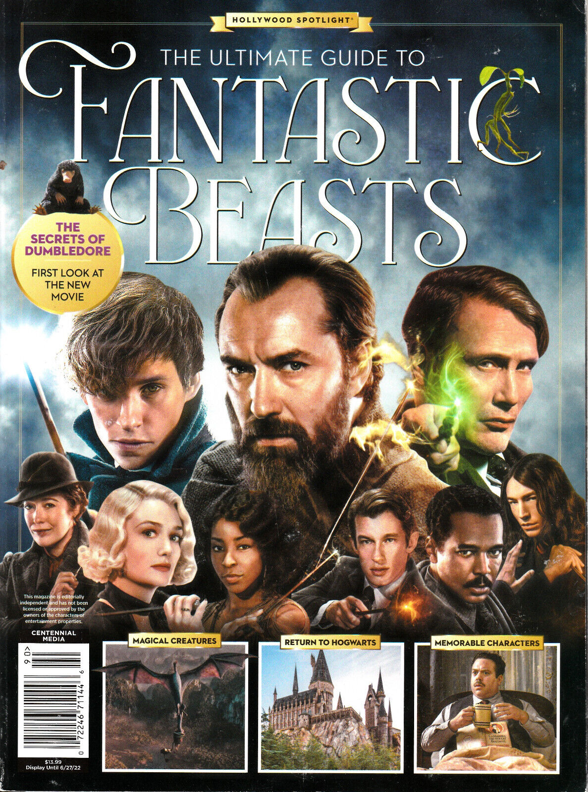HOLLYWOOD SPOTLIGHT magazine side cover  April/June 2022