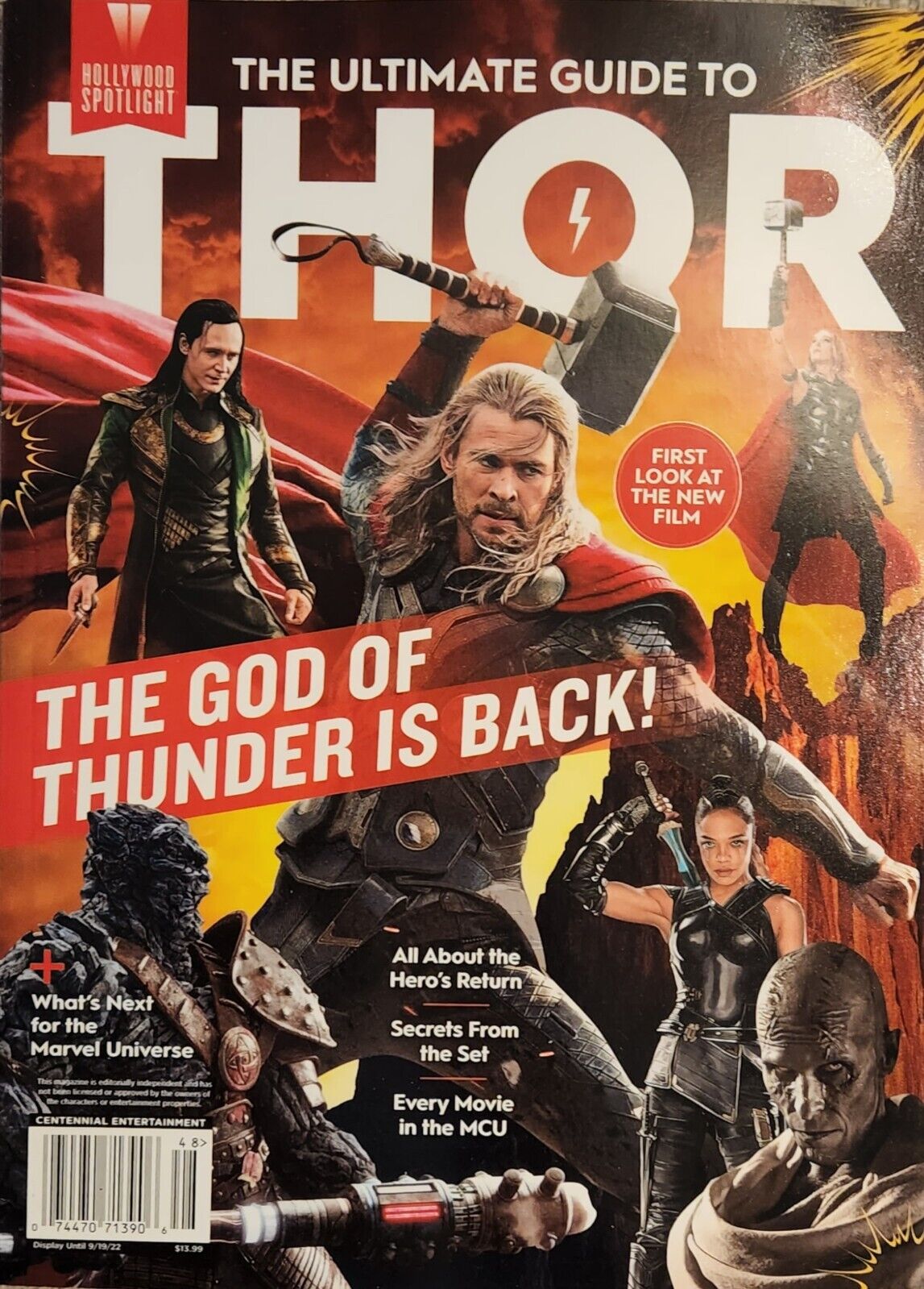 HOLLYWOOD SPOTLIGHT magazine side cover  June 2022