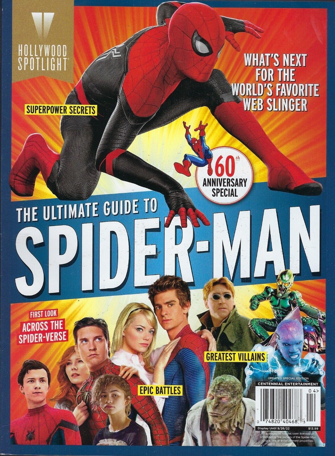 HOLLYWOOD SPOTLIGHT magazine side cover  July/August 2022