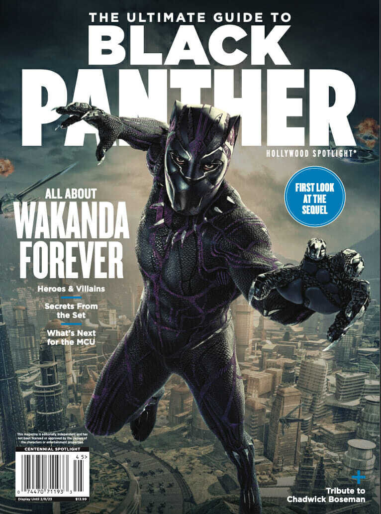 HOLLYWOOD SPOTLIGHT magazine side cover  December 2022