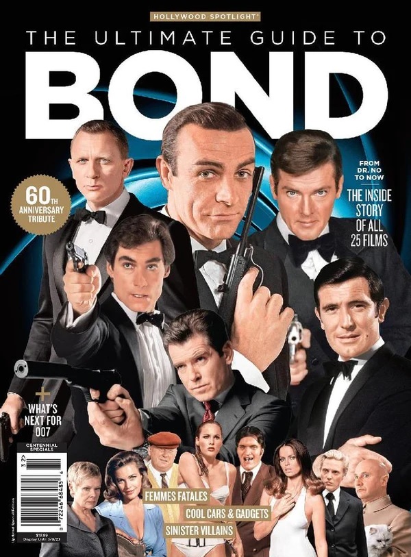 HOLLYWOOD SPOTLIGHT magazine side cover  February 2023